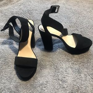 Platform block heels